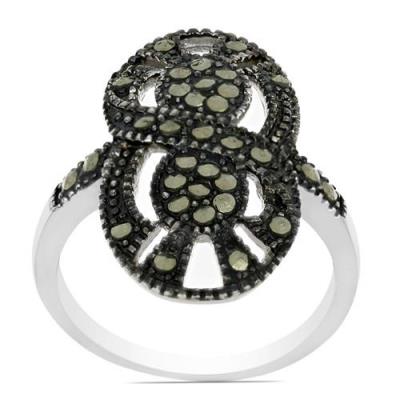 BUY AUSTRIAN MARCASITE GEMSTONE STYLISH RING IN 925 SILVER 